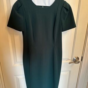 Calvin Klein Dark Green Scuba Dress